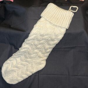 Bundle of five knitted stockings 18 inch in ivory - NEW